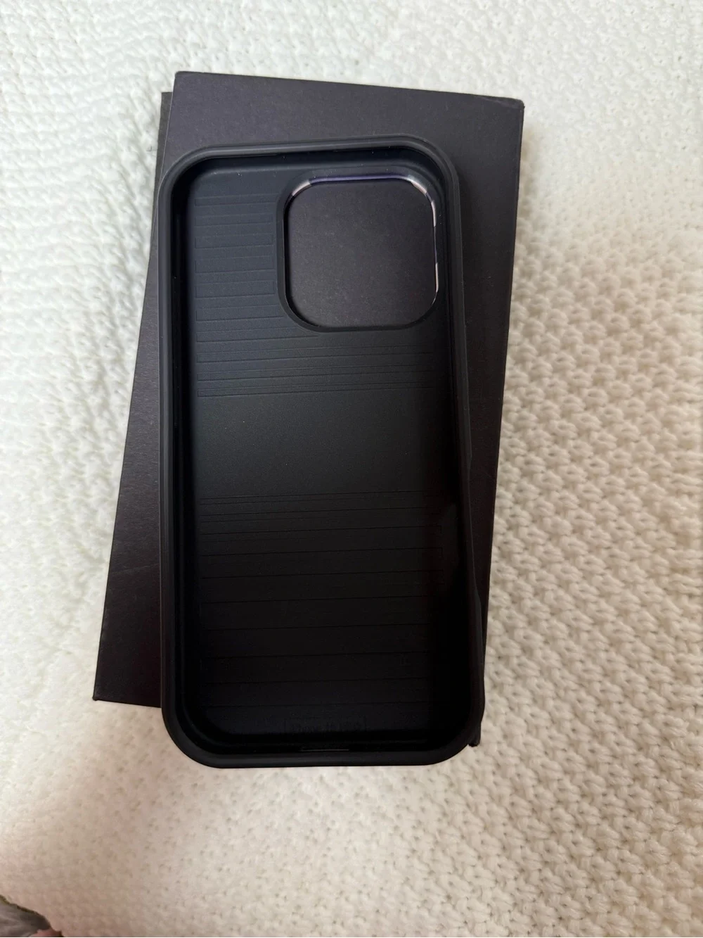 Tan & Navy Zebra Pattern Protective Phone Case